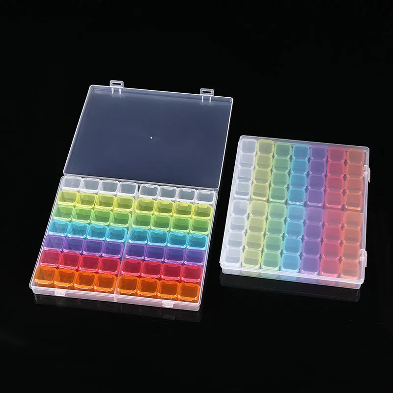 Clear Compartment Storage Organizer Box