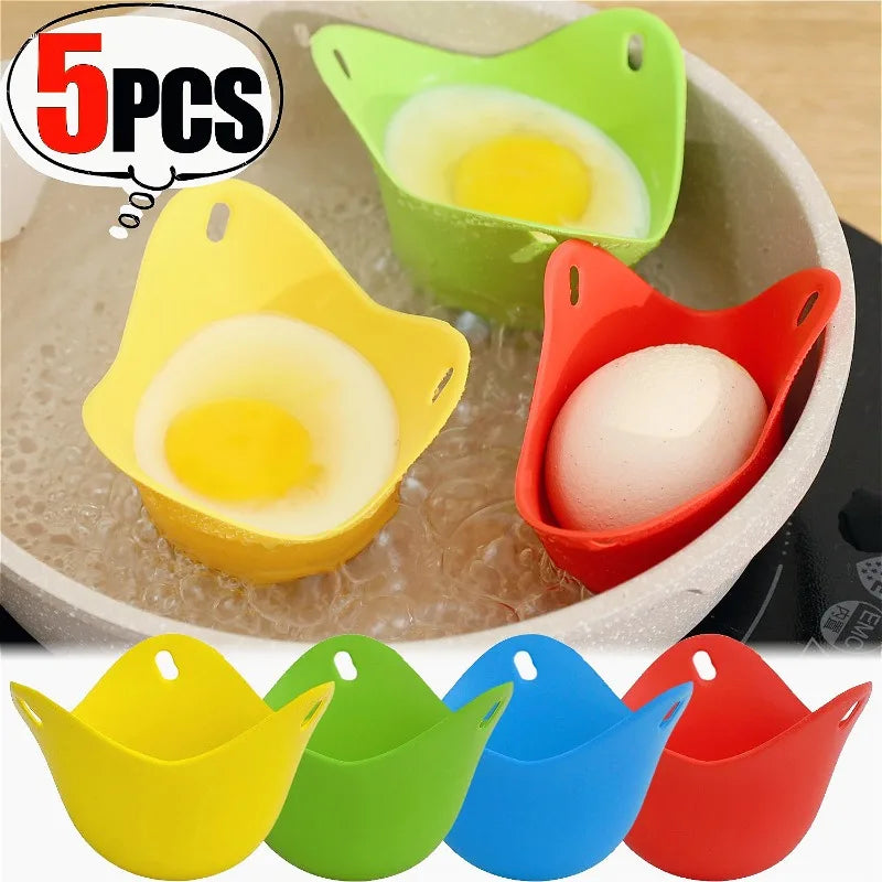 Silicone Egg Poacher Cups (Set of 5)