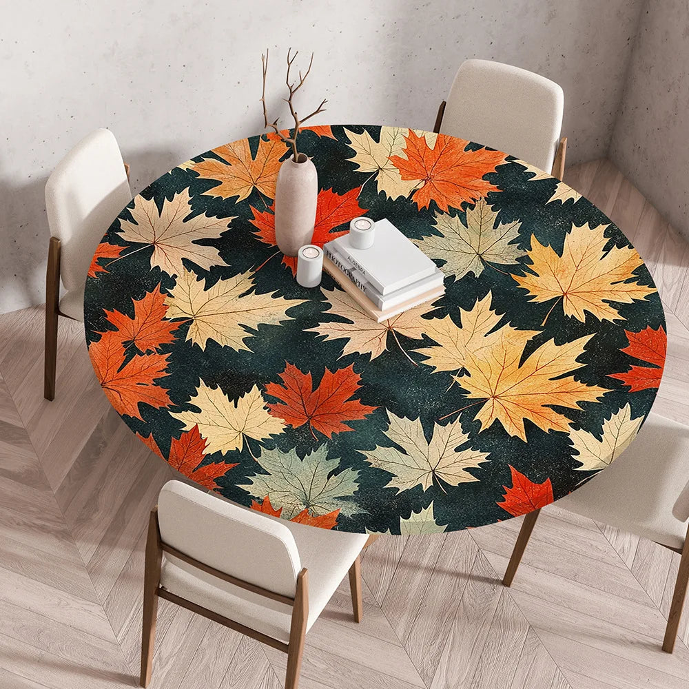 Thanksgiving Round Tablecloth