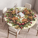 Thanksgiving Round Tablecloth