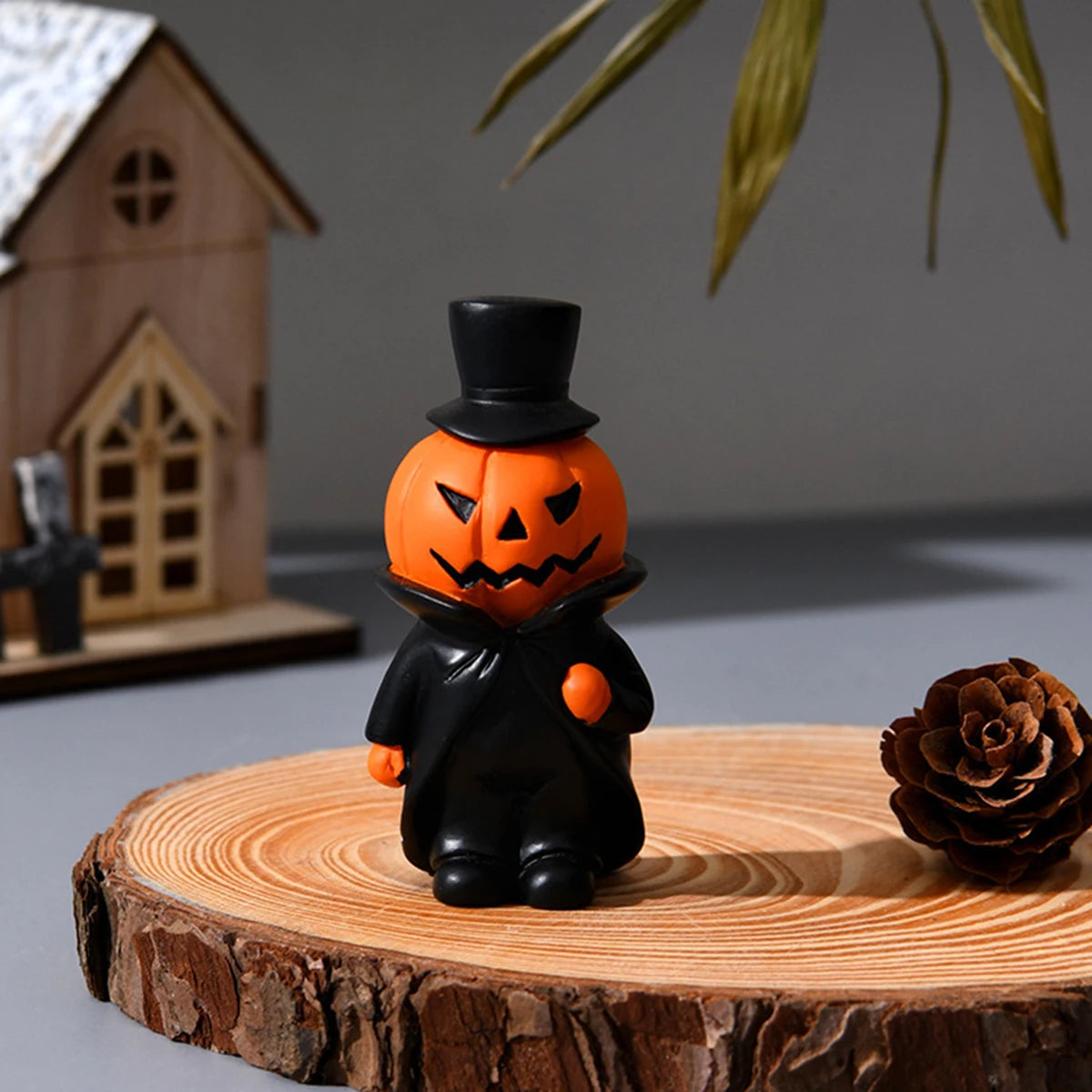 Mini Halloween Resin Figurines Set