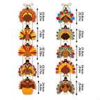 10-Piece Thanksgiving Turkey Door Set