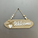 Welcome Home Wooden Bow Sign