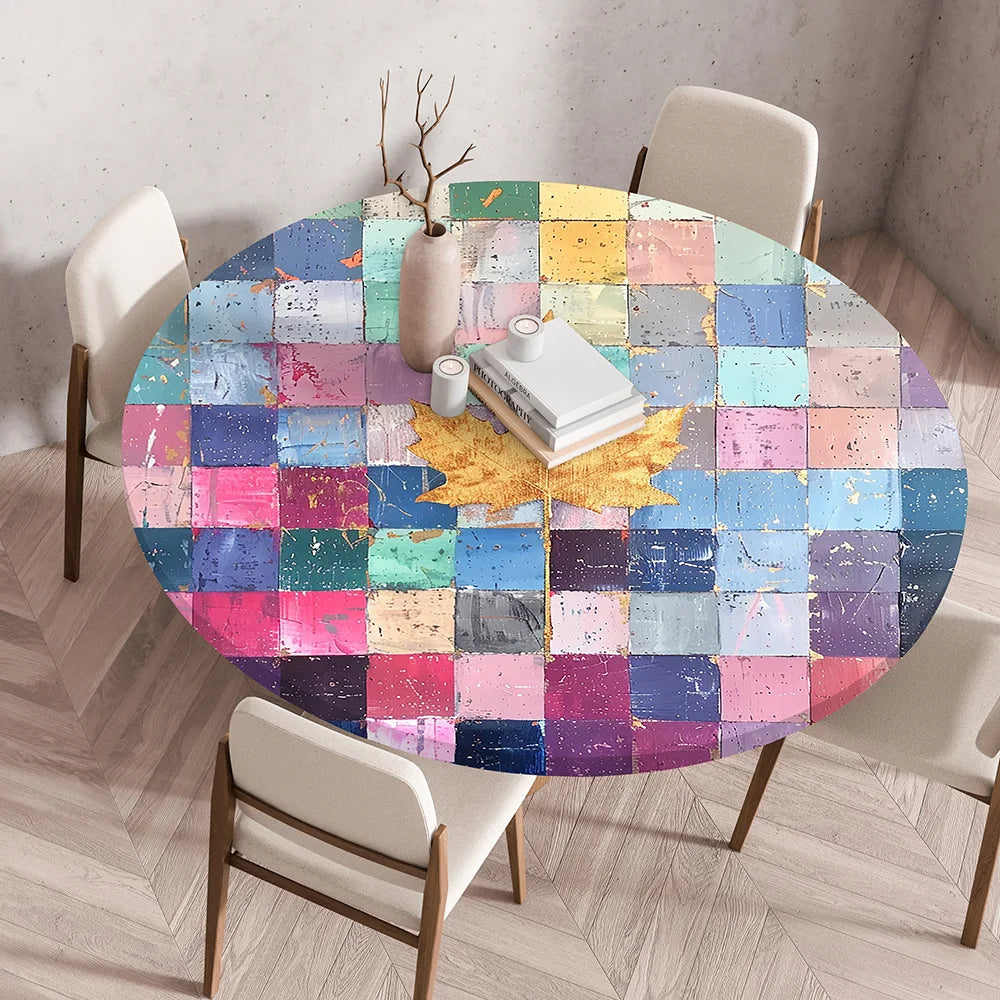 Thanksgiving Round Tablecloth